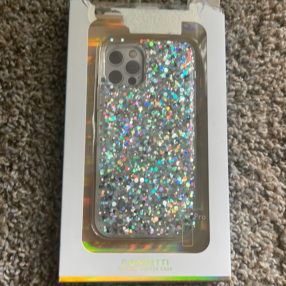 confetti chunky glitter case